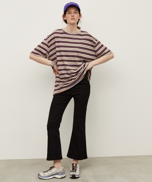 Auntie Rosa Holiday（アンティローザホリデー）の「ストレッチフレアイージーパンツ（その他パンツ・レディース・ブラック・SMALL/MEDIUM）」の8枚目の写真