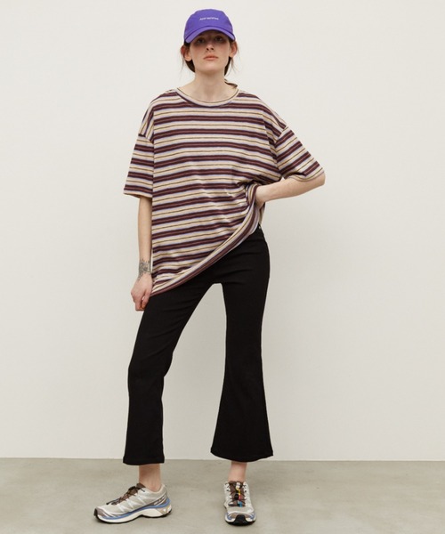 Auntie Rosa Holiday（アンティローザホリデー）の「ストレッチフレアイージーパンツ（その他パンツ・レディース・ブラック・SMALL/MEDIUM）」の9枚目の写真