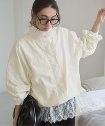 ANGIE（アンジー）の「スタンドカラーナイロンブルゾン（ブルゾン）」