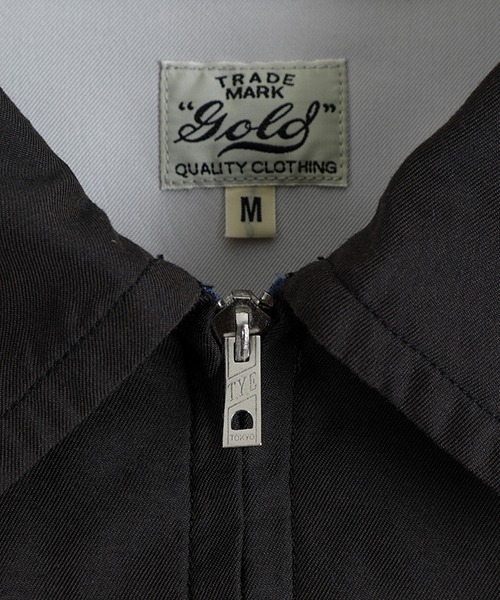 GOLD（ゴールド）の「GOLD / ゴールド：別注 SOUVENIR JACKET AGED MODEL JAPAN MAP：25B-GL15848AK[MUS]（ブルゾン・メンズ・ブラック・M）」の16枚目の写真