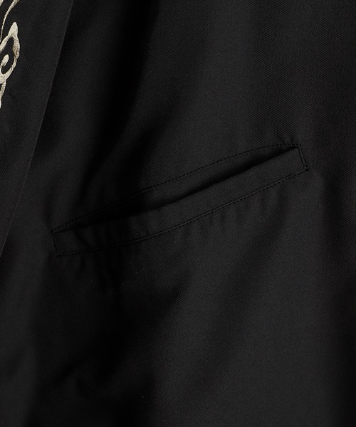 GOLD（ゴールド）の「GOLD / ゴールド：別注 SOUVENIR JACKET AGED MODEL JAPAN MAP：25B-GL15848AK[MUS]（ブルゾン・メンズ・ブラック・M）」の19枚目の写真