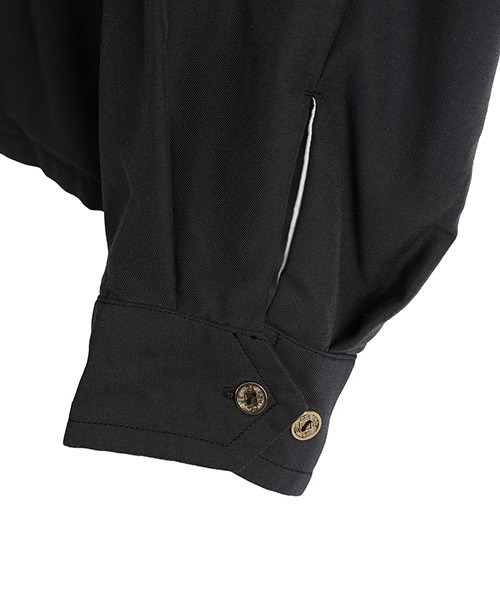 GOLD（ゴールド）の「GOLD / ゴールド：別注 SOUVENIR JACKET AGED MODEL JAPAN MAP：25B-GL15848AK[MUS]（ブルゾン・メンズ・ブラック・M）」の20枚目の写真