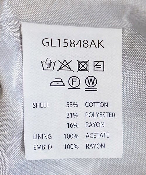 GOLD（ゴールド）の「GOLD / ゴールド：別注 SOUVENIR JACKET AGED MODEL JAPAN MAP：25B-GL15848AK[MUS]（ブルゾン・メンズ・ブラック・M）」の11枚目の写真