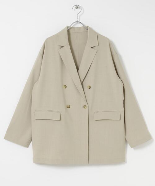 ITEMS URBANRESEARCH（アイテムズ アーバンリサーチ）の「リネンライクジャケット（その他アウター・レディース・ブラウン/ライトベージュ/ブラック・FREE）」の15枚目の写真