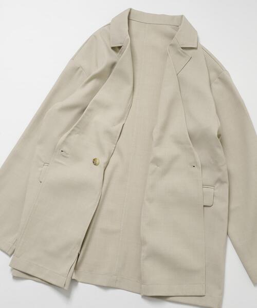 ITEMS URBANRESEARCH（アイテムズ アーバンリサーチ）の「リネンライクジャケット（その他アウター・レディース・ブラウン/ライトベージュ/ブラック・FREE）」の16枚目の写真