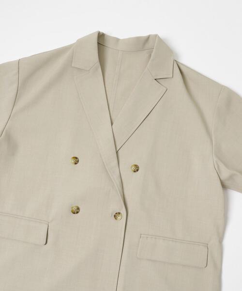 ITEMS URBANRESEARCH（アイテムズ アーバンリサーチ）の「リネンライクジャケット（その他アウター・レディース・ブラウン/ライトベージュ/ブラック・FREE）」の17枚目の写真