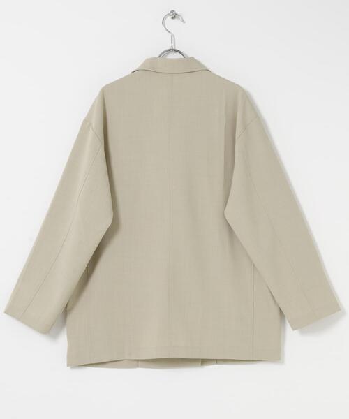 ITEMS URBANRESEARCH（アイテムズ アーバンリサーチ）の「リネンライクジャケット（その他アウター・レディース・ブラウン/ライトベージュ/ブラック・FREE）」の19枚目の写真