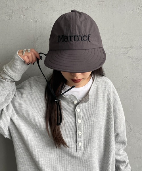 Marmot マーモット ロングビルキャップ チャコールグレー Marmot Long Bill Cap(マーモット ロングビルキャップ)