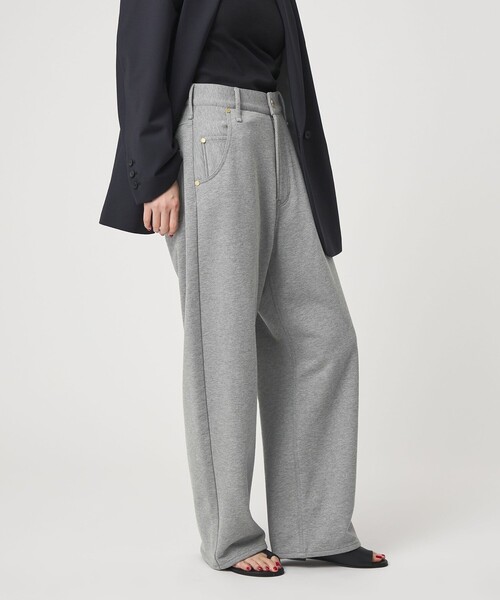upperhights（アッパーハイツ）の「【別注】＜upper hights for conte＞スウェット 5ポケットパンツ UN（スウェットパンツ・レディース・ネイビー/ライトグレー・M/XS/S）」の21枚目の写真