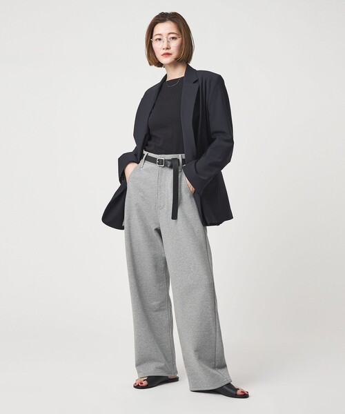 upperhights（アッパーハイツ）の「【別注】＜upper hights for conte＞スウェット 5ポケットパンツ UN（スウェットパンツ・レディース・ネイビー/ライトグレー・M/XS/S）」の15枚目の写真