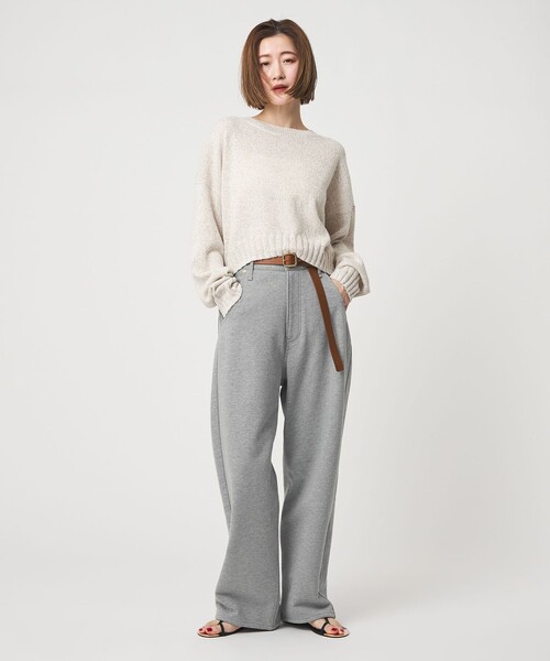 upperhights（アッパーハイツ）の「【別注】＜upper hights for conte＞スウェット 5ポケットパンツ UN（スウェットパンツ・レディース・ネイビー/ライトグレー・M/XS/S）」の18枚目の写真