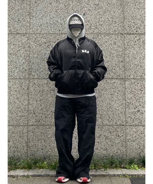 BIRTHDAYSUIT(バースデースーツ)の「COACH JUMPER (BLACK)(ナイロンジャケット・メンズ・その他・MEDIUM/SMALL)」の4枚目の写真