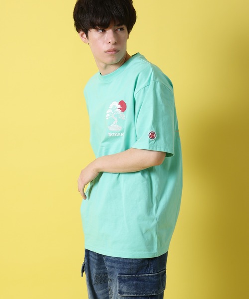 CORPUS SELECT(コーパストーキョー)の「【YOIDORE/酔いどれ】酒&盆栽 半袖Tシャツ(Tシャツ/カットソー・レディース・ホワイト/ブラック/グリーン・L/M/XL)」の5枚目の写真