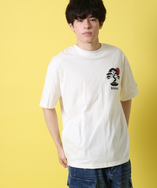 CORPUS SELECT(コーパストーキョー)の「【YOIDORE/酔いどれ】酒&盆栽 半袖Tシャツ(Tシャツ/カットソー・レディース・ホワイト/ブラック/グリーン・L/M/XL)」の13枚目の写真