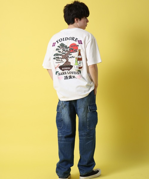 CORPUS SELECT(コーパストーキョー)の「【YOIDORE/酔いどれ】酒&盆栽 半袖Tシャツ(Tシャツ/カットソー・レディース・ホワイト/ブラック/グリーン・L/M/XL)」の15枚目の写真