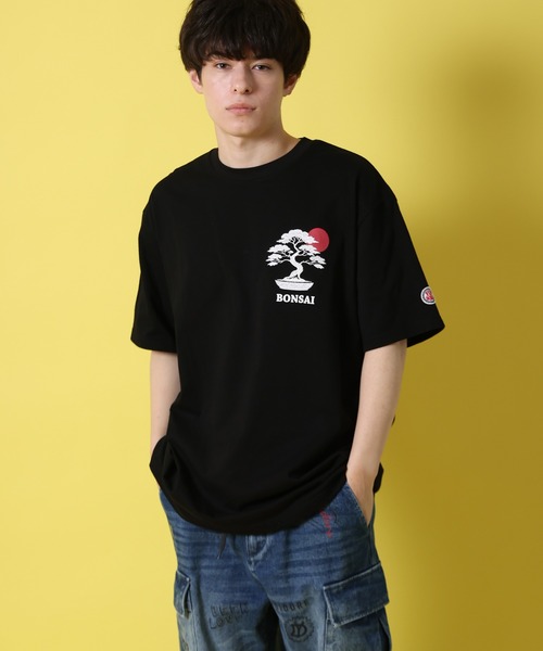 CORPUS SELECT(コーパストーキョー)の「【YOIDORE/酔いどれ】酒&盆栽 半袖Tシャツ(Tシャツ/カットソー・レディース・ホワイト/ブラック/グリーン・L/M/XL)」の22枚目の写真