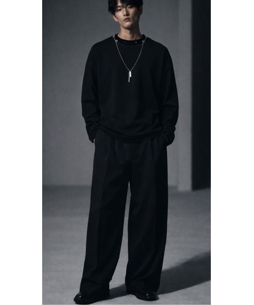 Sakka(サッカ)の「ネックレス付きポンチTEEシャツ(Tシャツ/カットソー・メンズ・ブラック/ホワイト・LARGE/MEDIUM)」の3枚目の写真