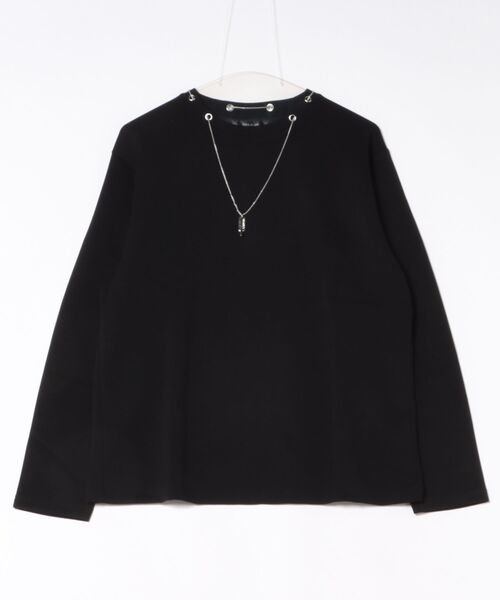 Sakka(サッカ)の「ネックレス付きポンチTEEシャツ(Tシャツ/カットソー・メンズ・ブラック/ホワイト・LARGE/MEDIUM)」の10枚目の写真