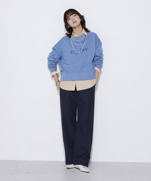 COMME CA Wardrobe(コムサワードローブ)の「ヴィスコットンチノ二ドム チノパンツ(チノパンツ・レディース・カーキ/ベージュ/ネイビー・11号/9号/7号)」の4枚目の写真
