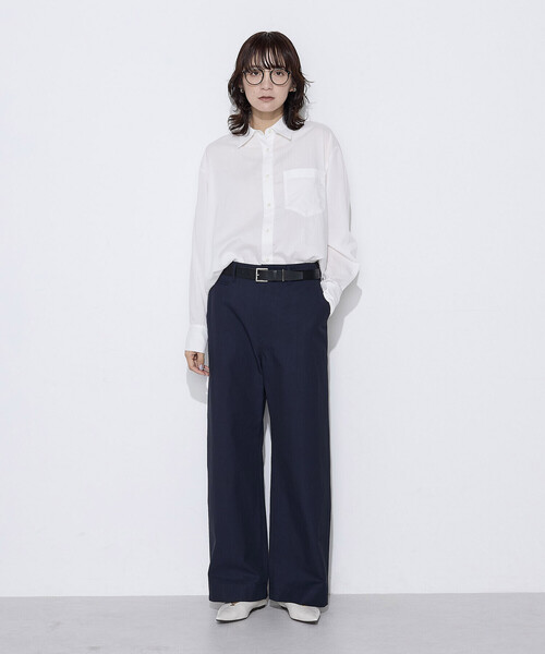 COMME CA Wardrobe(コムサワードローブ)の「ヴィスコットンチノ二ドム チノパンツ(チノパンツ・レディース・カーキ/ベージュ/ネイビー・11号/9号/7号)」の7枚目の写真