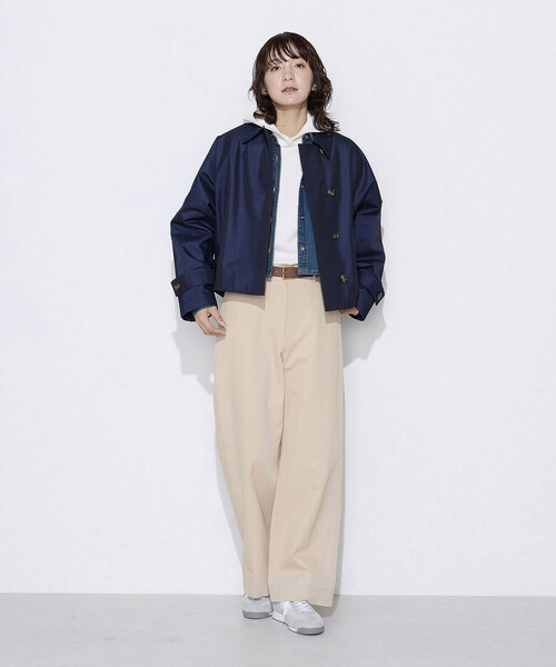 COMME CA Wardrobe(コムサワードローブ)の「ヴィスコットンチノ二ドム チノパンツ(チノパンツ・レディース・カーキ/ベージュ/ネイビー・11号/9号/7号)」の11枚目の写真