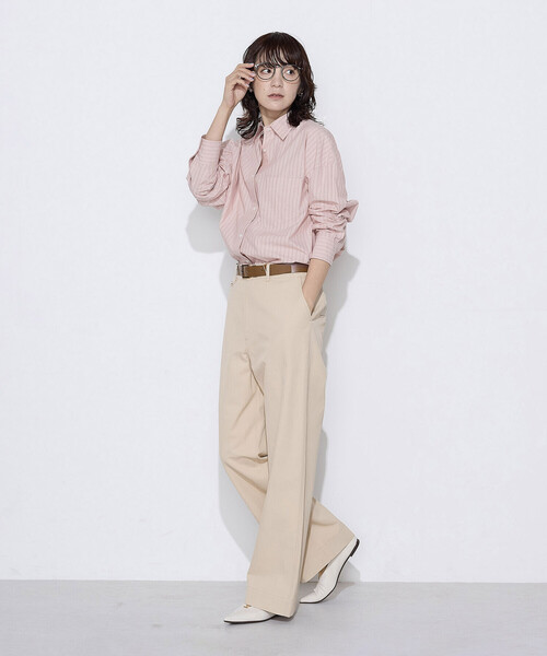 COMME CA Wardrobe(コムサワードローブ)の「ヴィスコットンチノ二ドム チノパンツ(チノパンツ・レディース・カーキ/ベージュ/ネイビー・11号/9号/7号)」の13枚目の写真