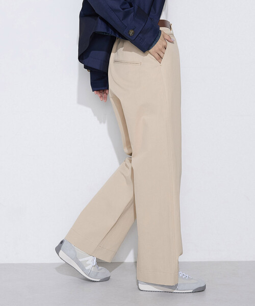 COMME CA Wardrobe(コムサワードローブ)の「ヴィスコットンチノ二ドム チノパンツ(チノパンツ・レディース・カーキ/ベージュ/ネイビー・11号/9号/7号)」の16枚目の写真