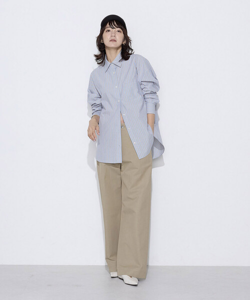 COMME CA Wardrobe(コムサワードローブ)の「ヴィスコットンチノ二ドム チノパンツ(チノパンツ・レディース・カーキ/ベージュ/ネイビー・11号/9号/7号)」の20枚目の写真