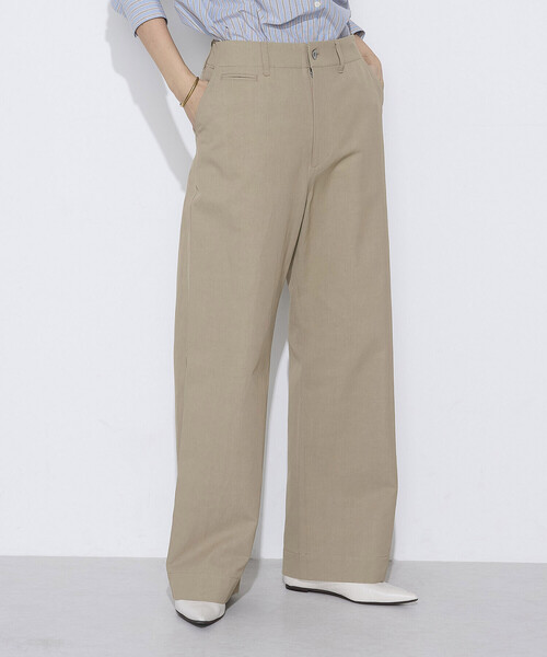 COMME CA Wardrobe(コムサワードローブ)の「ヴィスコットンチノ二ドム チノパンツ(チノパンツ・レディース・カーキ/ベージュ/ネイビー・11号/9号/7号)」の22枚目の写真