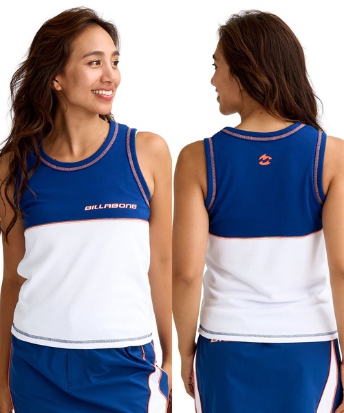 BILLABONG(ビラボン)の「BILLABONG ウィメンズ BACK BEACH UTILITY T サーフタンクトップ 【2026年春夏モデル】(タンクトップ・レディース・ブラウン/ブルー/グリーン系その他・MEDIUM)」の1枚目の写真