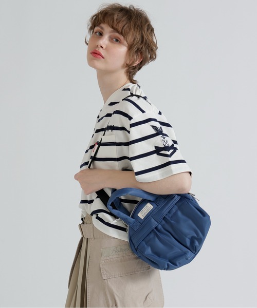 AVIREX（アヴィレックス）の「《直営店限定》CIRCLE NYLON BAG（ショルダーバッグ・レディース・オリーブ/ブラック/ブルー/ライトピンク・F）」の13枚目の写真