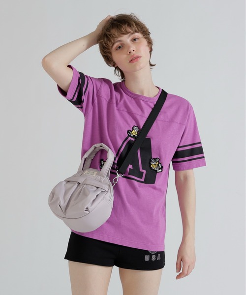 AVIREX（アヴィレックス）の「《直営店限定》CIRCLE NYLON BAG（ショルダーバッグ・レディース・オリーブ/ブラック/ブルー/ライトピンク・F）」の17枚目の写真