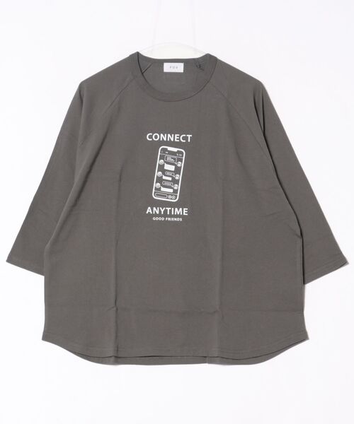FOV(フォブ)の「FOV/フォブ CONNECT Tシャツ(Tシャツ/カットソー・レディース・チャコールグレー・F)」の1枚目の写真