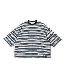 MSML（エムエスエムエル）の「HALF SLEEVE WIDE T-SHIRT STRIPE（Tシャツ/カットソー）」