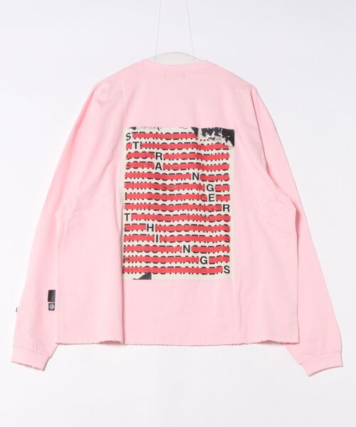 Little sunny bite(リトルサニーバイト)の「littlesunnybite/リトルサニーバイト/stranger verify long tee(Tシャツ/カットソー・レディース・ピンク/ホワイト・M/S)」の3枚目の写真