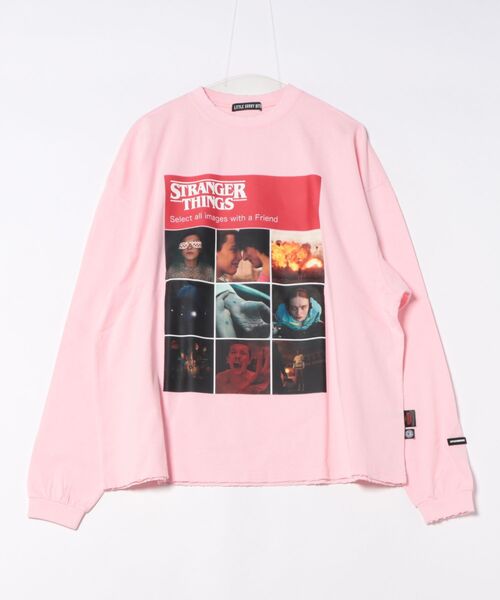Little sunny bite(リトルサニーバイト)の「littlesunnybite/リトルサニーバイト/stranger verify long tee(Tシャツ/カットソー・レディース・ピンク/ホワイト・M/S)」の18枚目の写真