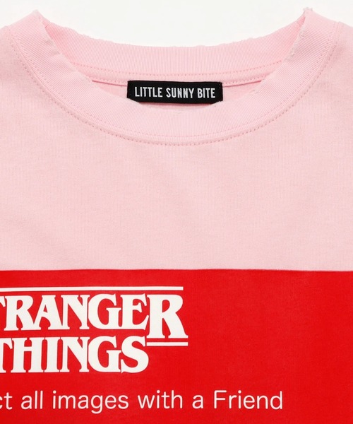 Little sunny bite(リトルサニーバイト)の「littlesunnybite/リトルサニーバイト/stranger verify long tee(Tシャツ/カットソー・レディース・ピンク/ホワイト・M/S)」の8枚目の写真
