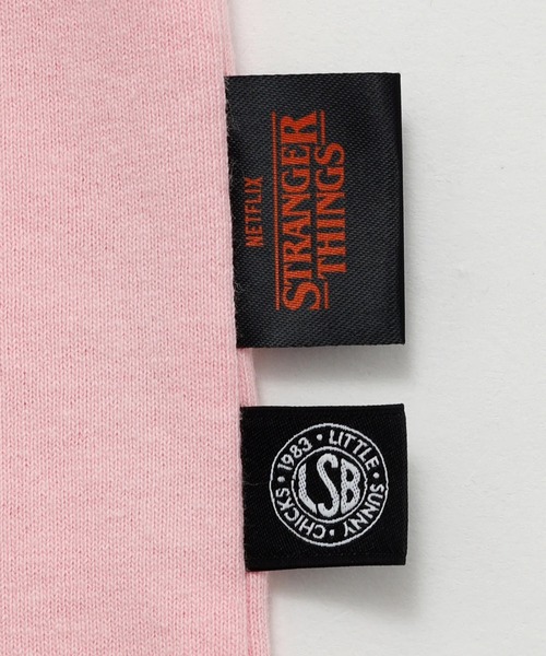 Little sunny bite(リトルサニーバイト)の「littlesunnybite/リトルサニーバイト/stranger verify long tee(Tシャツ/カットソー・レディース・ピンク/ホワイト・M/S)」の12枚目の写真