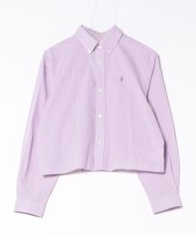 GYMPHLEX | Gymphlex | タイプライターストライプ ショートB.D.シャツL/S(シャツ/ブラウス)