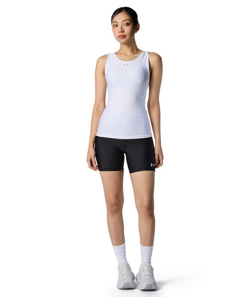 UNDER ARMOUR(アンダーアーマー)の「UAヒートギア コンプレッション タンク(トレーニング/レディース)(Tシャツ/カットソー・レディース・ホワイト・M/XL/L/S)」の3枚目の写真