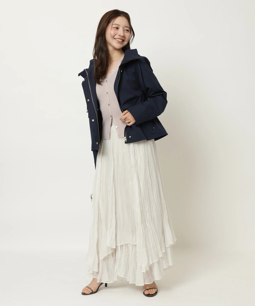 Apuweiser-riche（アプワイザーリッシェ）の「バックリボンフードブルゾン（その他アウター・レディース・ネイビー・2/1）」の8枚目の写真