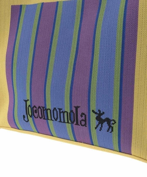 Jocomomola(ホコモモラ)の「ストライプロゴデザイントートバッグ(トートバッグ・レディース・パープル/イエロー・40)」の8枚目の写真