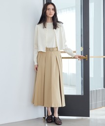 Mila Owen | プリーツスカートニットドッキングワンピース(ワンピース)