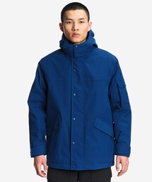 AIGLE ネイビー ダウンジャケット 取り外しフード セール】 キルティングインサレーションダウンジャケット フード