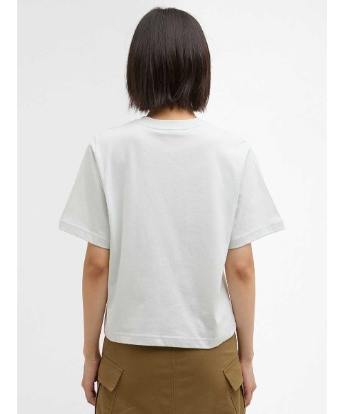 Barbour(バブアー)の「MarjorieショートレングスTシャツ(Tシャツ/カットソー・レディース・ブラック/ホワイト/グレー/カーキ/ピンク/ライトブルー・LARGE/SMALL/MEDIUM)」の10枚目の写真