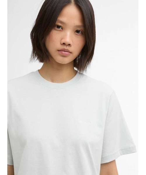 Barbour(バブアー)の「MarjorieショートレングスTシャツ(Tシャツ/カットソー・レディース・ブラック/ホワイト/グレー/カーキ/ピンク/ライトブルー・LARGE/SMALL/MEDIUM)」の11枚目の写真