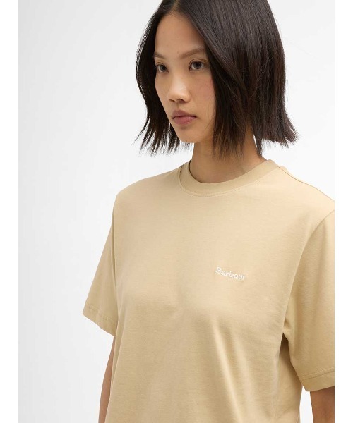 Barbour(バブアー)の「MarjorieショートレングスTシャツ(Tシャツ/カットソー・レディース・ブラック/ホワイト/グレー/カーキ/ピンク/ライトブルー・LARGE/SMALL/MEDIUM)」の18枚目の写真