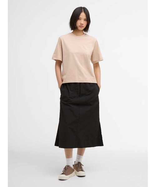 Barbour(バブアー)の「MarjorieショートレングスTシャツ(Tシャツ/カットソー・レディース・ブラック/ホワイト/グレー/カーキ/ピンク/ライトブルー・LARGE/SMALL/MEDIUM)」の19枚目の写真