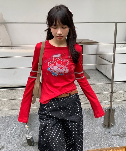 Ressaca(レサーカ)の「ドット柄ワイドデニムパンツ(デニムパンツ・レディース・ブラック・L/M)」の14枚目の写真