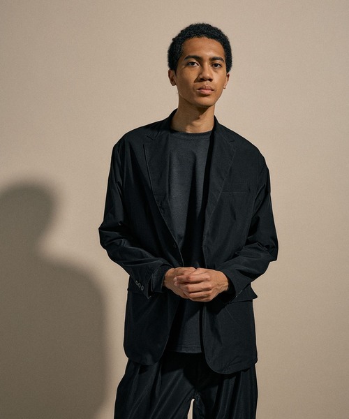 niko and...（ニコアンド）の「[NUMERALS]RELAX FIT TAILORED JACKET（テーラードジャケット・メンズ・ブラック/オリーブ・MEDIUM/LARGE）」の2枚目の写真